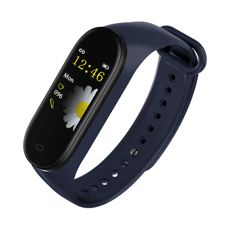 Waterproof Fitness Tracker – Smart Bracelet with Heart Rate & Blood Pressure Monitor
