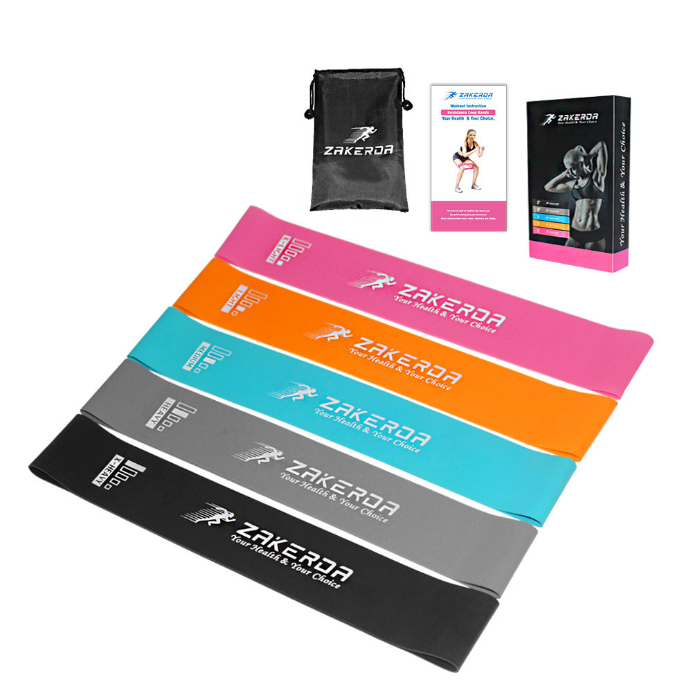 Yoga Resistance Rubber Bands 0.35mm-1.1mm