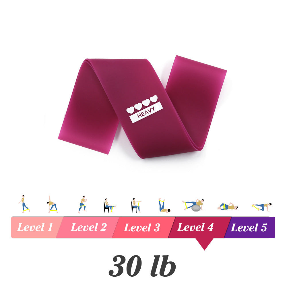 Yoga Resistance Rubber Bands 0.35mm-1.1mm