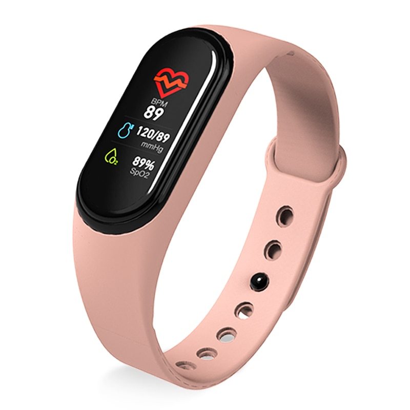 Waterproof Fitness Tracker – Smart Bracelet with Heart Rate & Blood Pressure Monitor