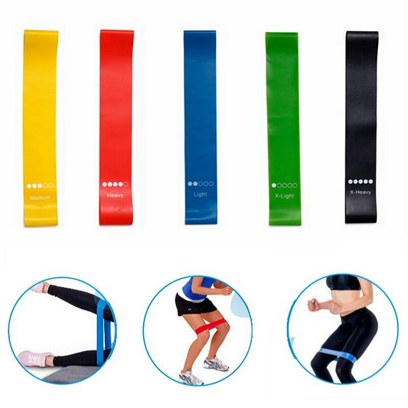 Yoga Resistance Rubber Bands 0.35mm-1.1mm