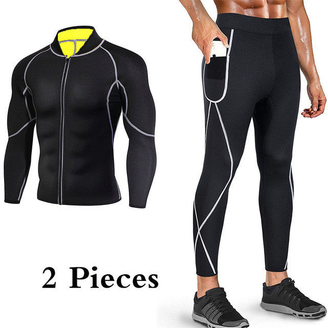 Men's Sauna Fitness Suit – Running, Yoga & Sportswear