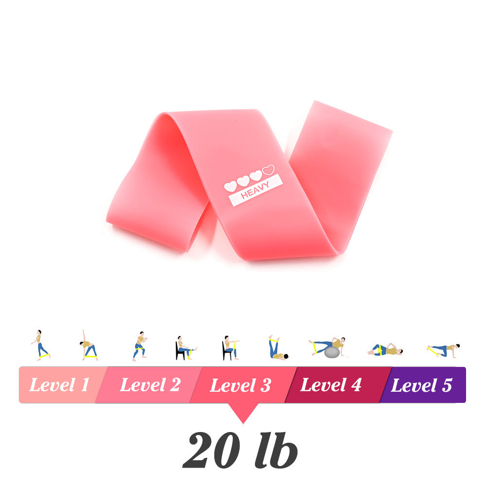 Yoga Resistance Rubber Bands 0.35mm-1.1mm