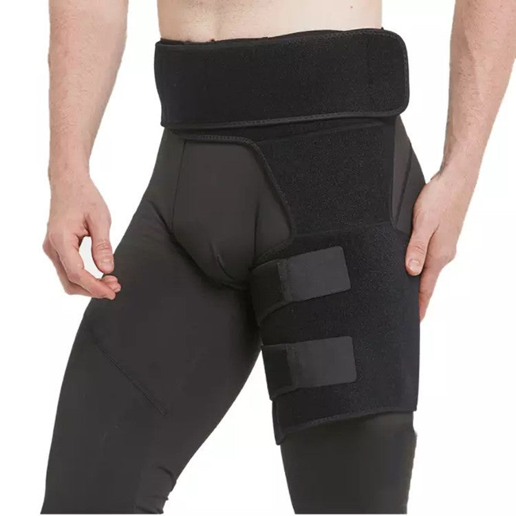 Fitness Leg & Groin Guard – Waist Support Belt for Muscle Strain Relief
